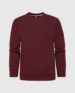 True ClassicMahogany Fleece French Terry Pullover Crew Neck