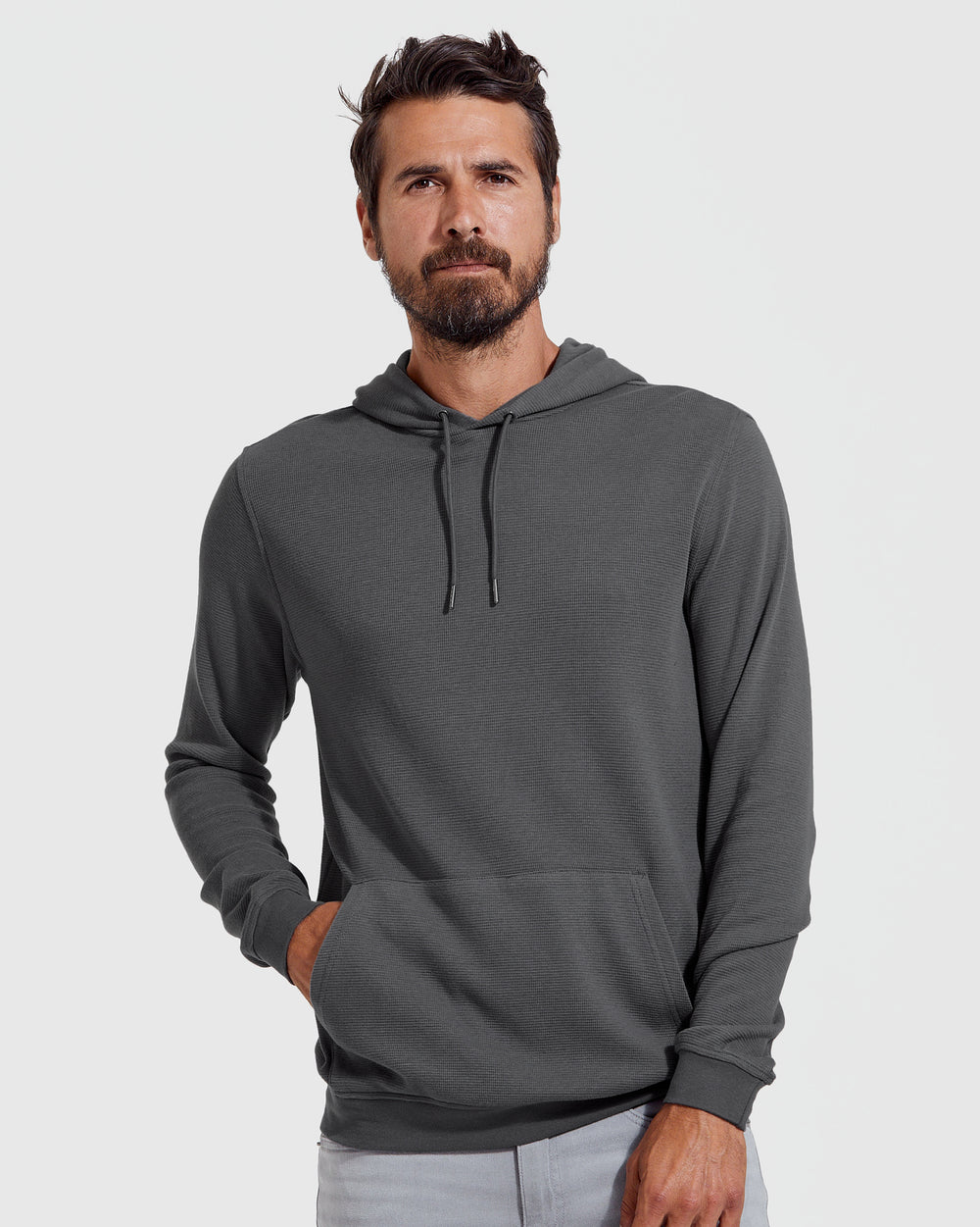 Carbon And Navy Waffle Hoodie 2-Pack