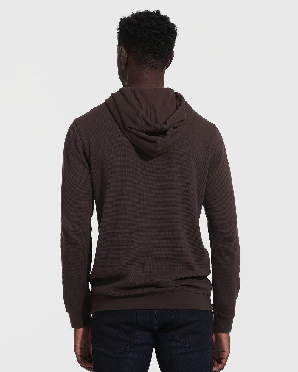 Dark Oak Waffle Hoodie