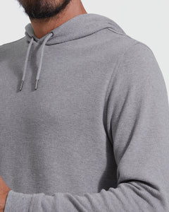 True ClassicHeather Gray Waffle Hoodie