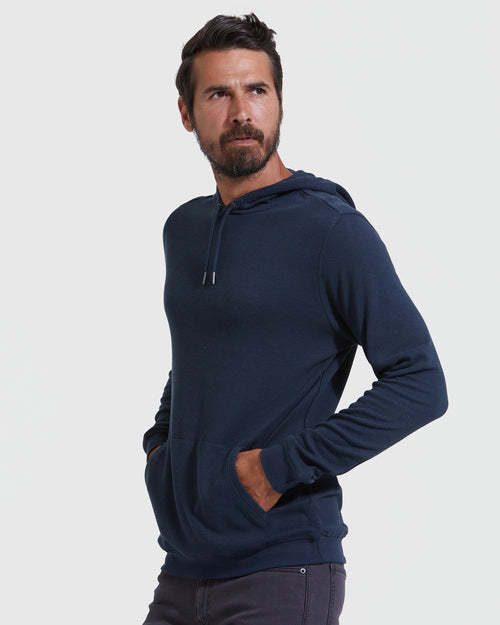 Carbon And Navy Waffle Hoodie 2-Pack