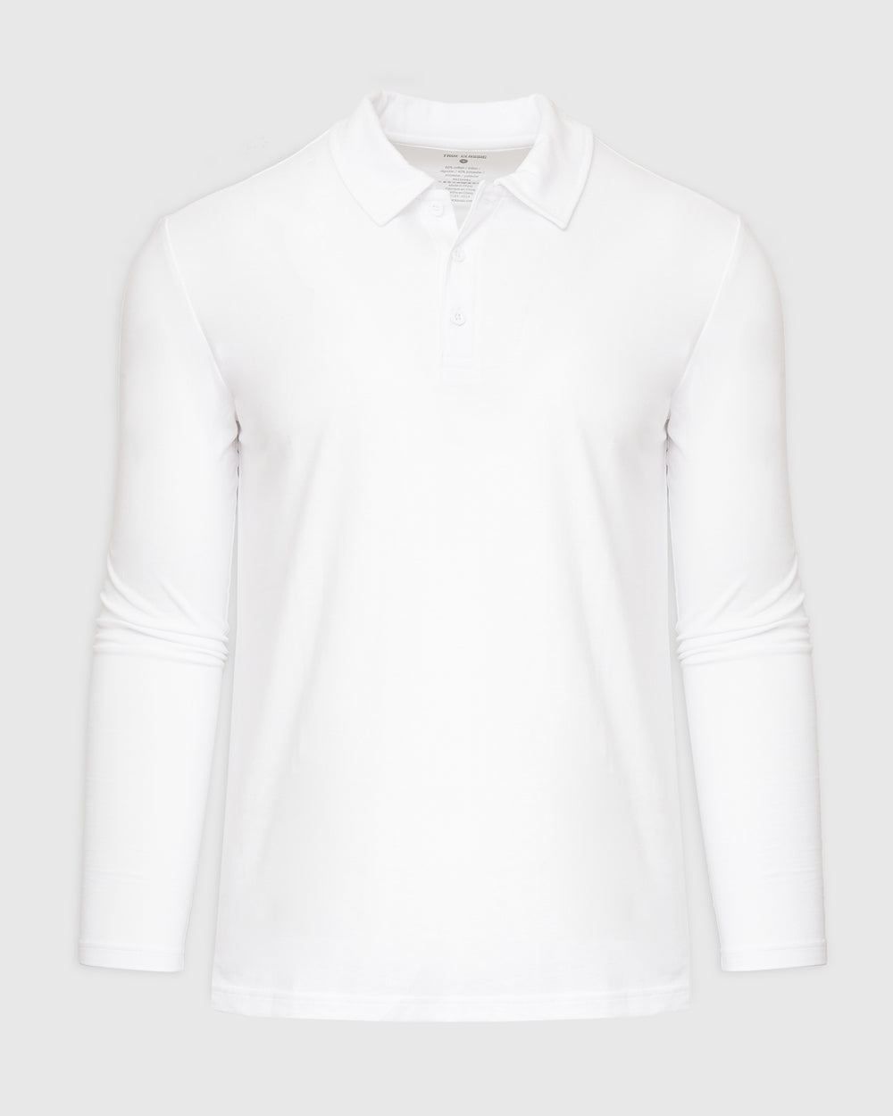 White Long Sleeve Polo Shirts | Men's White Long Sleeve Polo | True Classic