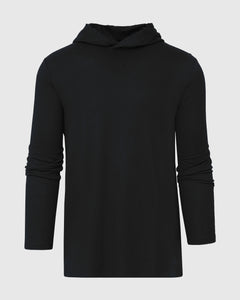 True ClassicBlack Hooded Long Sleeve T-Shirt