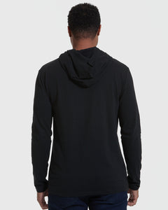 True ClassicBlack Hooded Long Sleeve T-Shirt