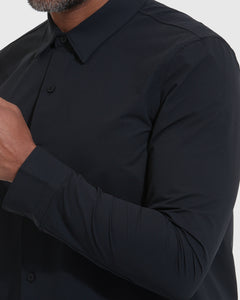 True ClassicLongsleeve-Shirt für Pendler in Schwarz