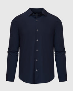 True ClassicNavy Performance Lightweight Dress Shirt