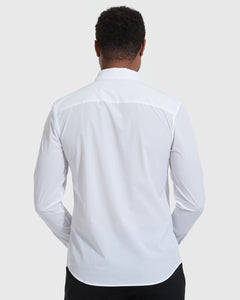 True ClassicCamisa de vestir ligera de rendimiento blanca