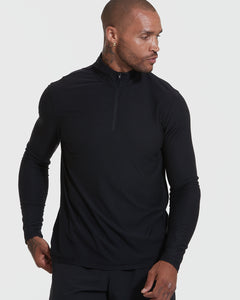 True ClassicBlack & Light Heather Gray Active Quarter Zip 2-Pack