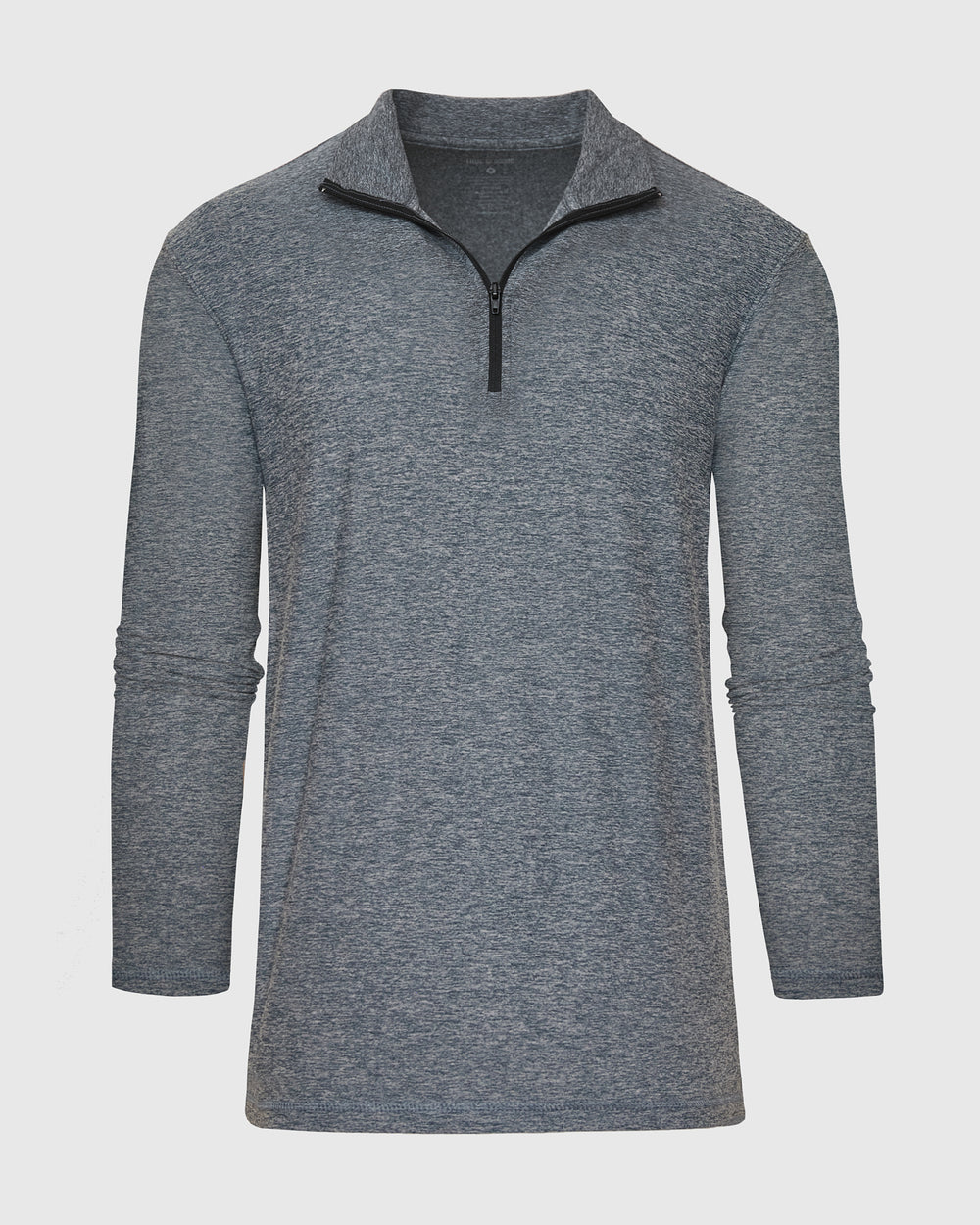 Heather Navy Active Quarter Zip Shirt