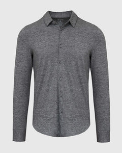 True ClassicLongsleeve-Do-It-All-Komfort-Shirt in Heather Gray