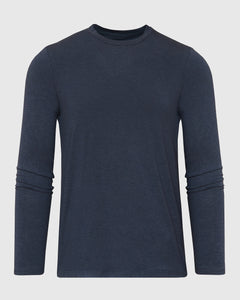 True ClassicHeather Navy Long Sleeve Loungewear Tee