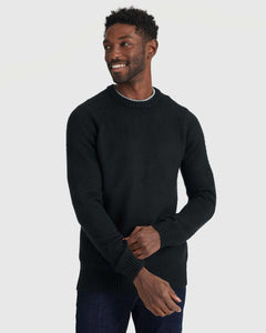 True ClassicBlack Crew Neck Sweater