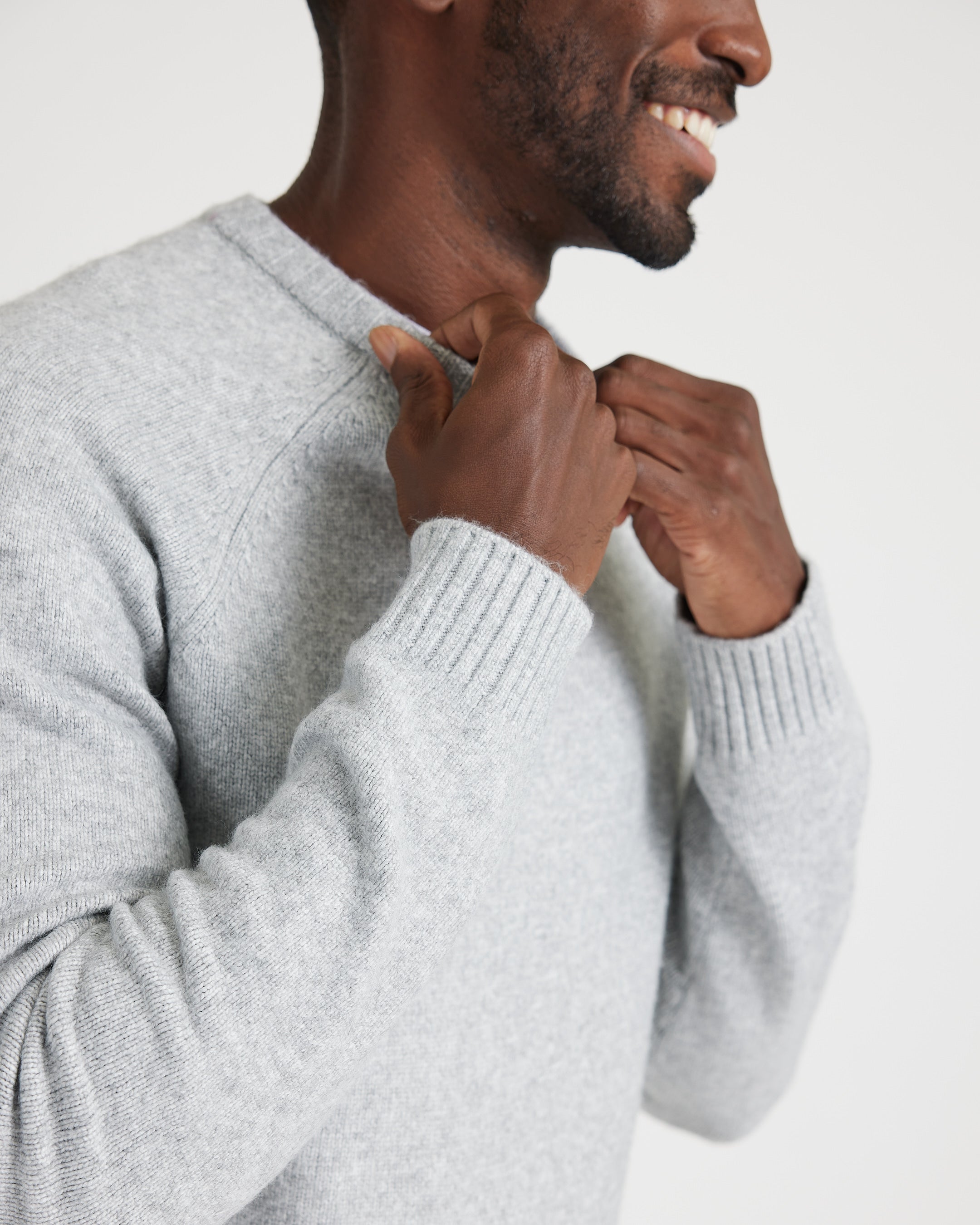 Heather Gray Crew Neck Sweater