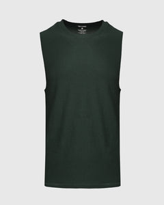 True ClassicDark Heather Forest Sleeveless Active Muscle Tee