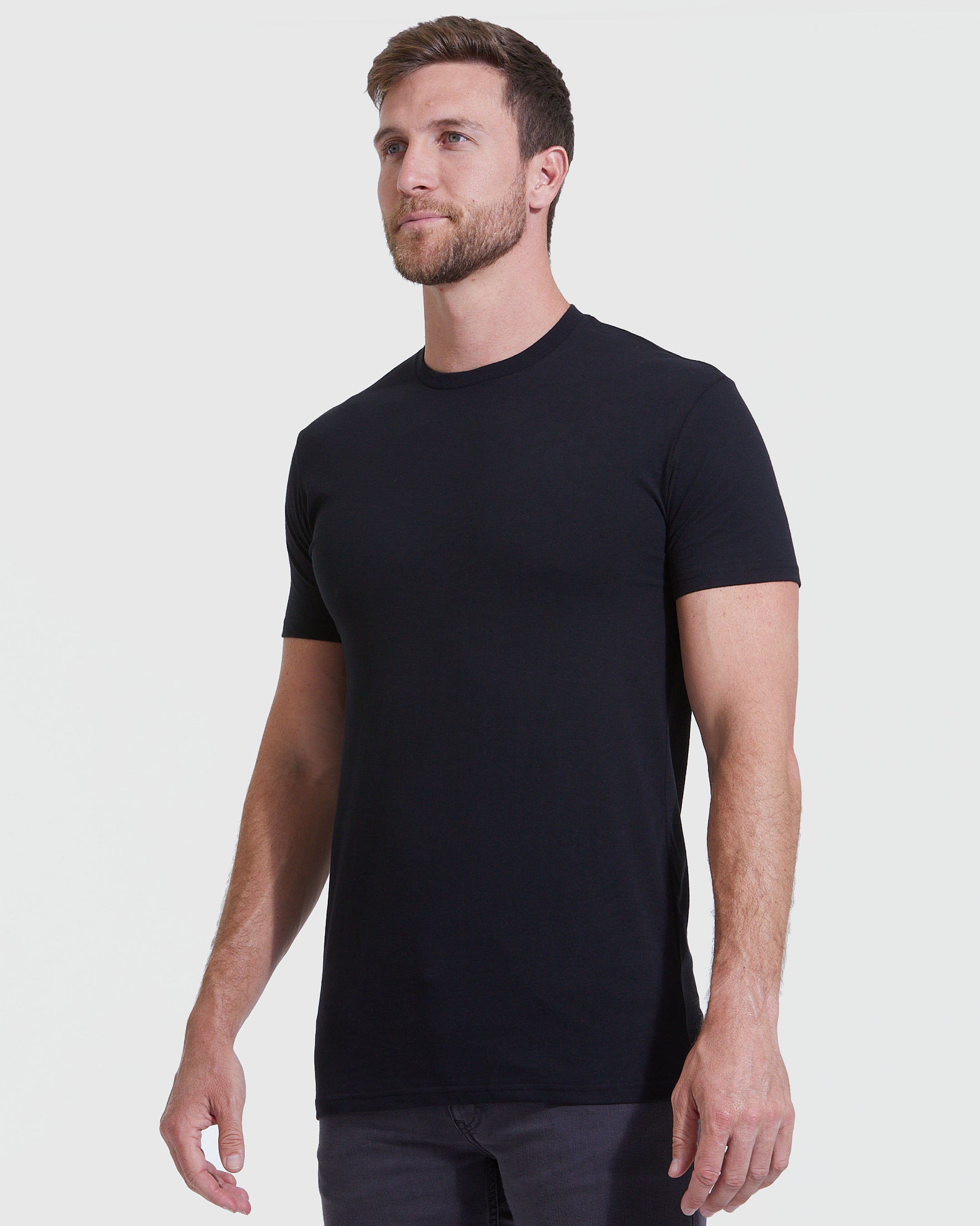 Men’s Long Black T-Shirt - True Classic