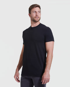 True ClassicBlack Tall Straight Hem Crew Neck T-Shirt