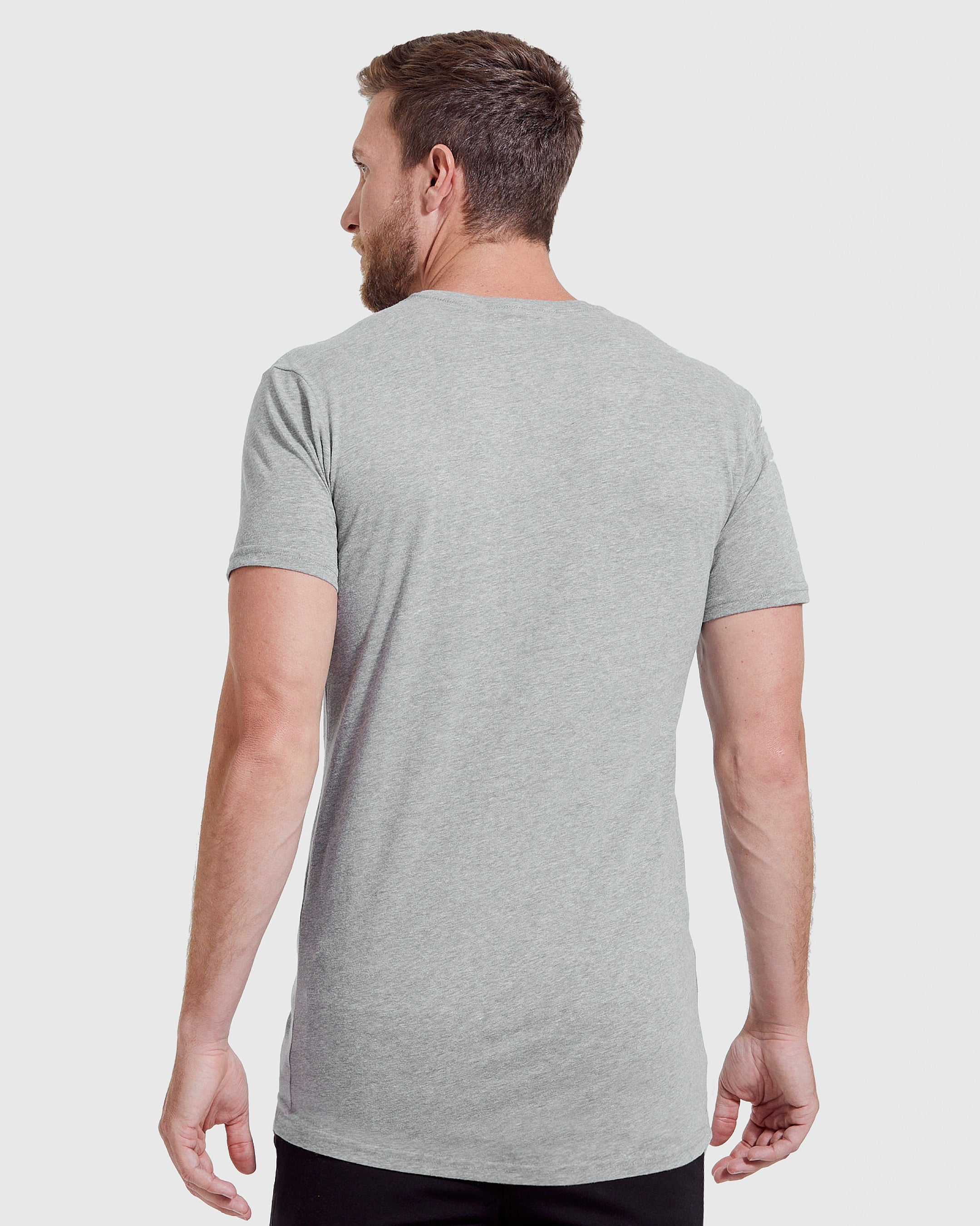 Heather gray t shirt cheap back