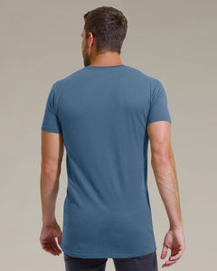 True ClassicIndigo Tall Straight Hem Crew Neck T-Shirt