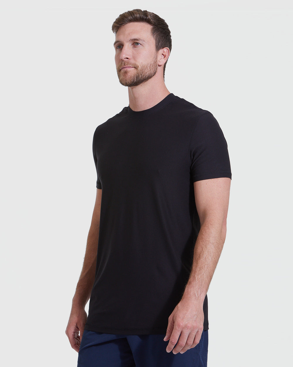 Black Tall Active Crew Neck