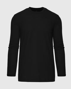 True ClassicLanges Longsleeve-Shirt in Schwarz