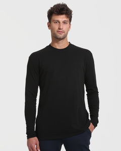 True ClassicBlack & White Tall Long Sleeve T-Shirt 2-Pack