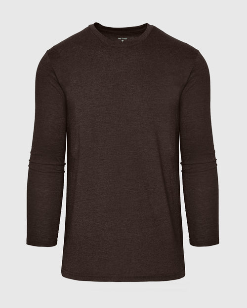 Dark Heather Cocoa Tall Long Sleeve T-Shirt