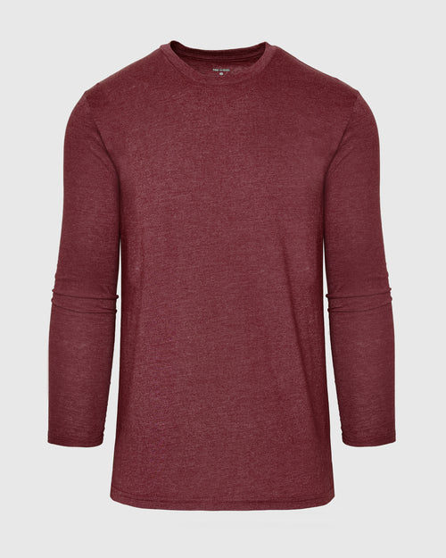 Heather Burgundy Tall Long Sleeve T-Shirt