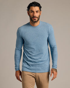 True ClassicHeather Indigo Tall Long Sleeve T-Shirt