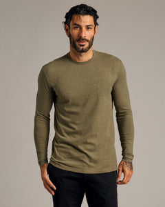 True ClassicHeather Military Green Tall Long Sleeve T-Shirt