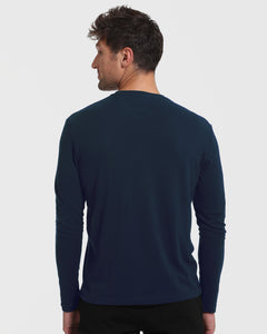 True ClassicLanges Longsleeve-Shirt in Marineblau