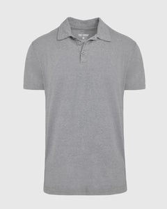 True ClassicHeather Gray Short Sleeve Tall Polo