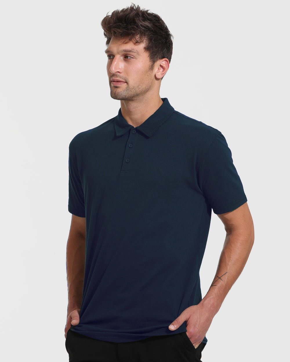 Navy Tall Polo Shirts | Men's Navy Tall Polo Polo | True Classic