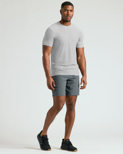 True ClassicLight Heather Gray Tall Active Crew Neck 2.0