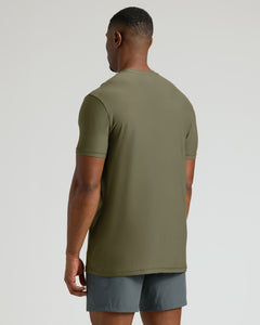 True ClassicMilitary Green Tall Active Crew Neck 2.0