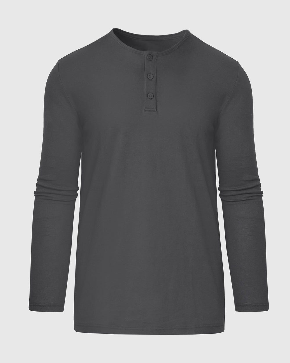 Carbon Long Sleeve Tall Classic Henley