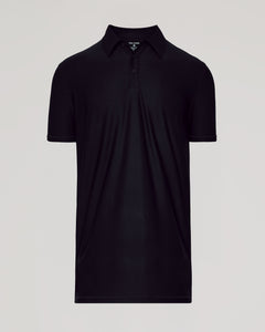 True ClassicBlack Short Sleeve Tall Active Polo