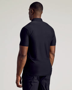 True ClassicBlack Short Sleeve Tall Active Polo