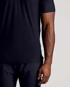 True ClassicBlack Short Sleeve Tall Active Polo