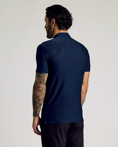 True ClassicNavy Short Sleeve Tall Active Polo