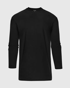 True ClassicBlack Long Sleeve Tall Active Crew