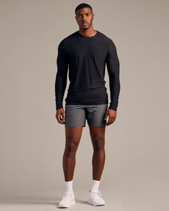 True ClassicBlack Long Sleeve Tall Active Crew