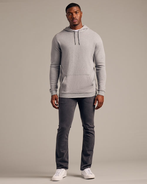 Heather Gray Tall Waffle Hoodie