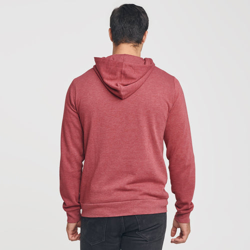 Cardinal Red Fleece Pull Over Hoodie