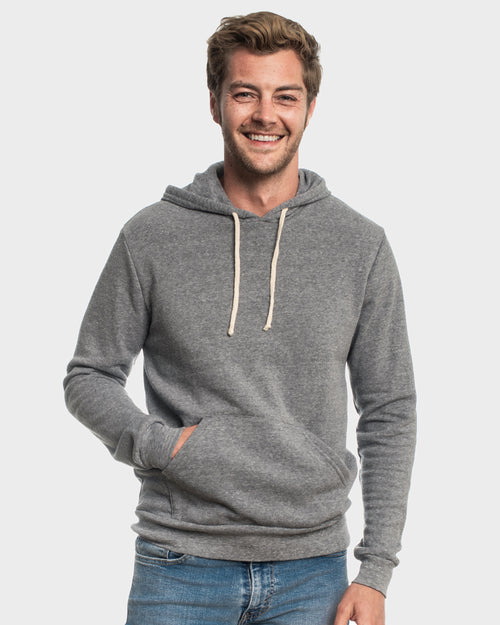 Gray Fleece Pull Over Hoodie