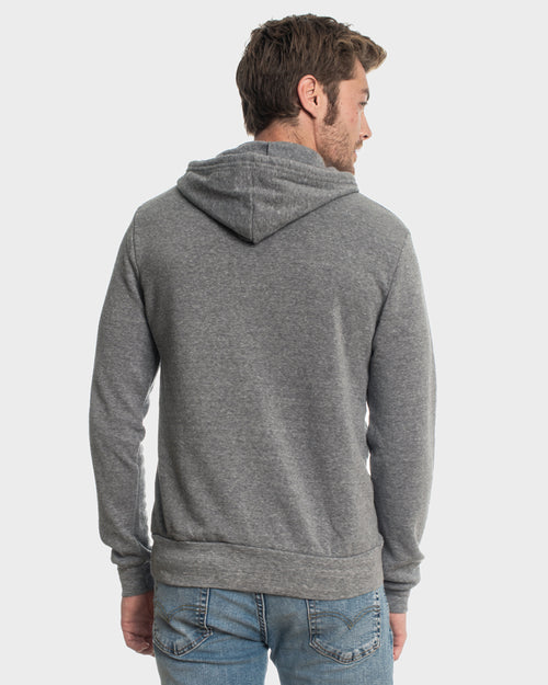 Gray Fleece Pull Over Hoodie