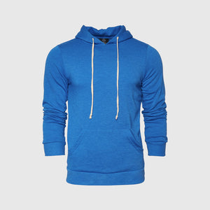 True ClassicPacific Blue Fleece Pull Over Hoodie