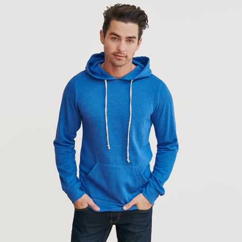 Pacific Blue Fleece Pull Over Hoodie