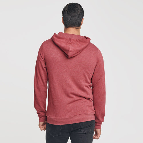 Cardinal Red Fleece Zip Hoodie