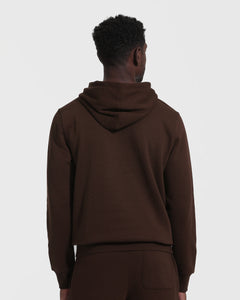 True ClassicDark Oak Fleece French Terry Pullover Hoodie