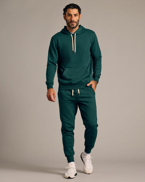 Emerald Pullover Fleece Hoodie & Jogger 2-Pack